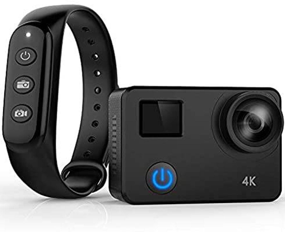 Moda IXROAD Cámara Deportiva 4K WiFi 24MP Acuatica Sumergible. 