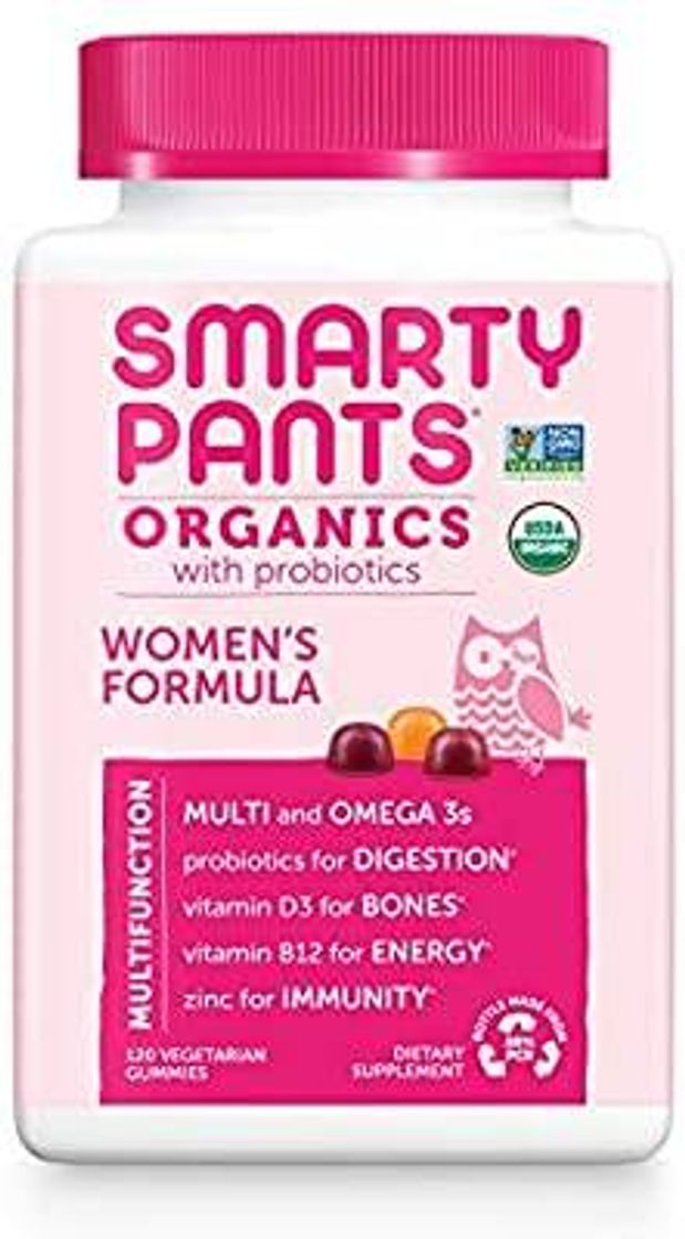 Moda SmartyPantsGomitas orgánicas diarias para niños Multivitamin