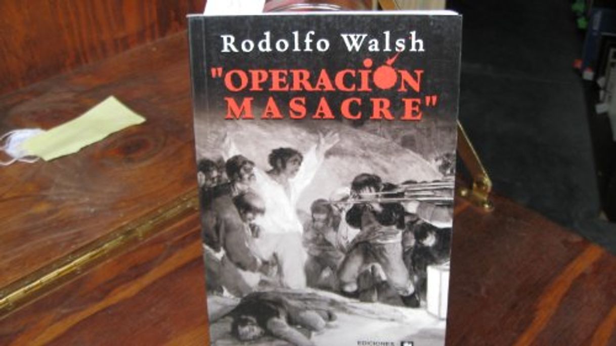 Book Operacion Masacre/ Massacre Operation