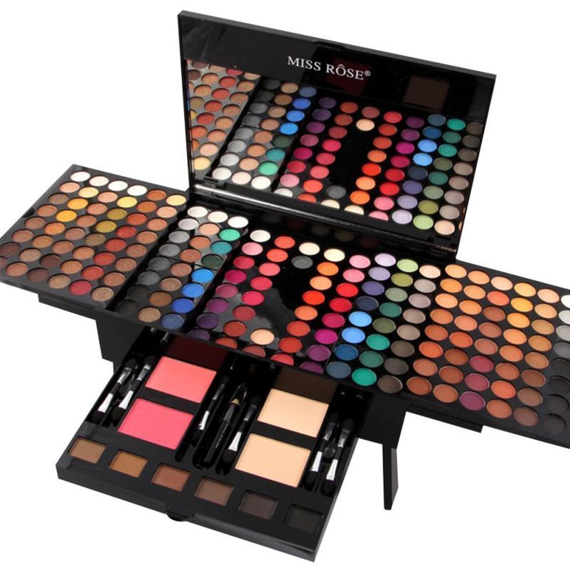 Social Profesional Kit de Maquillaje de Ojos Impermeable de Larga duración Brillo Sombra