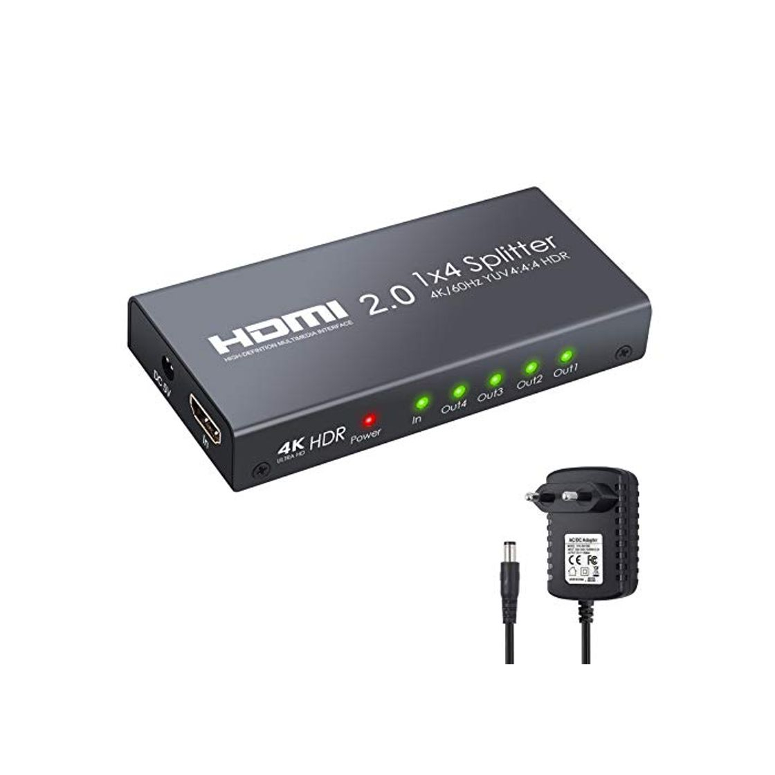 Producto eSynic HDMI Splitter 4k HDMI 2.0 Splitter 1 Entrada 4 Salida con