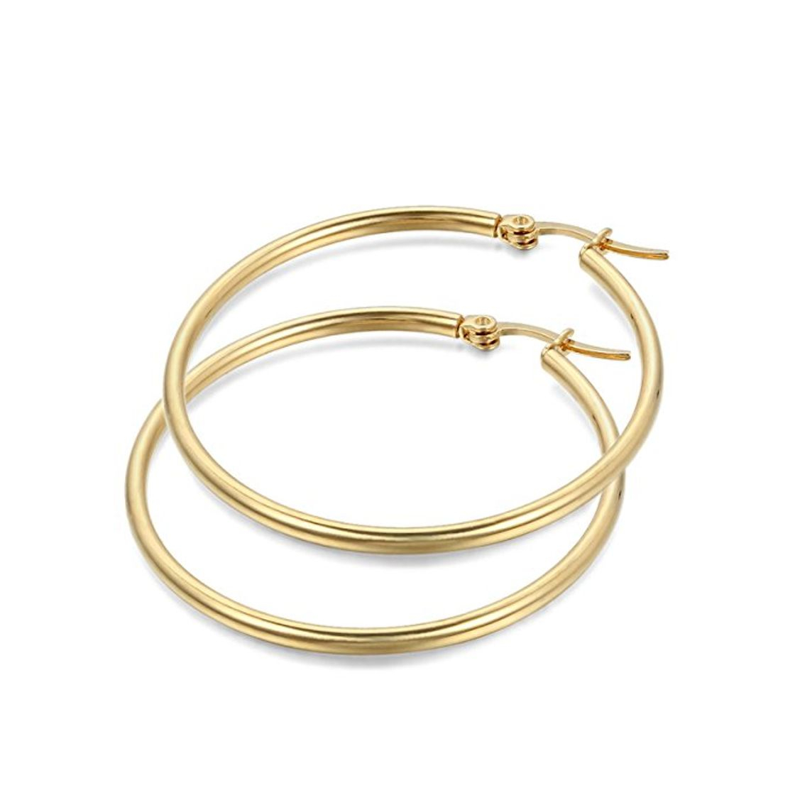Social JewelryWe Pendientes de Aros Grande Circulos Huggies