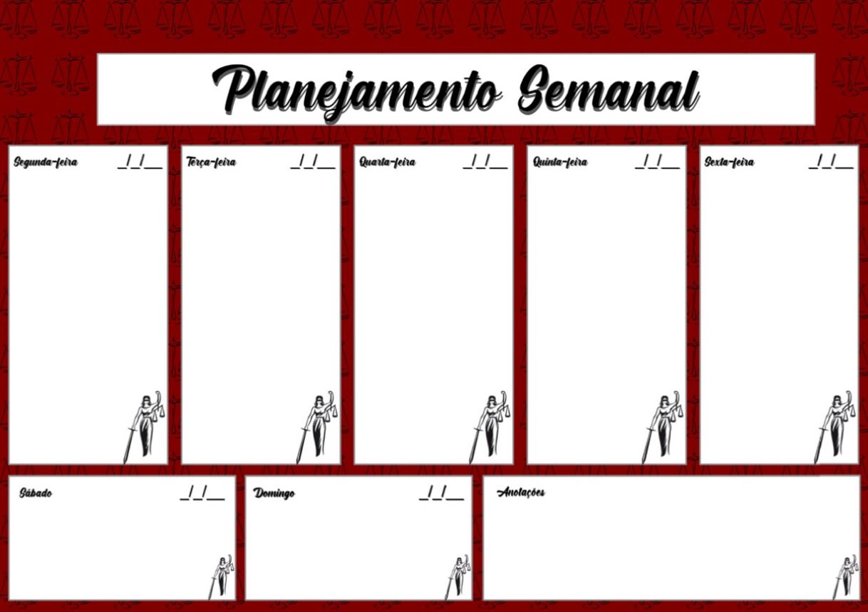 Moda Planner semanal