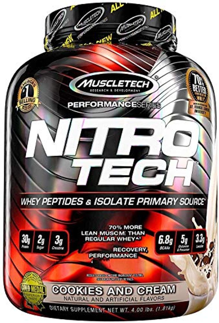 Social Muscletech Suplemento para Deportistas Nitro Tech Performance Series
