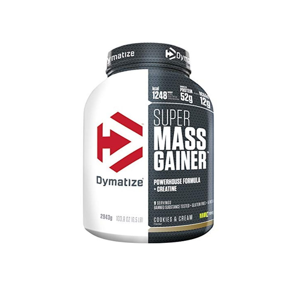 Social Dymatize Super Mass Gainer Cookies y Cream