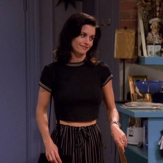 Moda Monica Geller look 