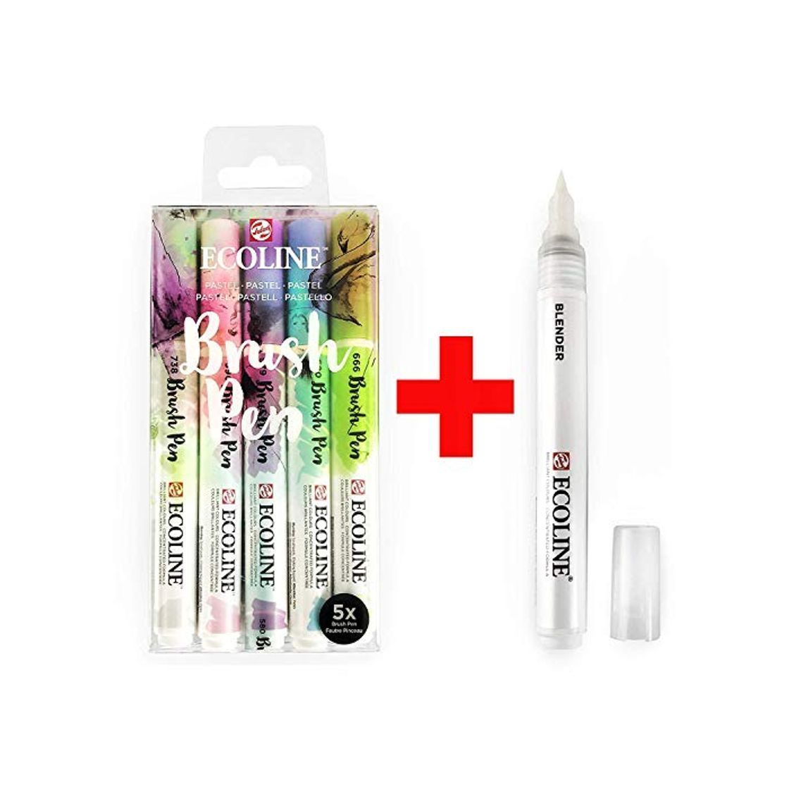 Categoría de hogar Royal Talens Ecoline Líquido Acuarela Dibujo Pintura Rotuladores Pincel - Pastel Set