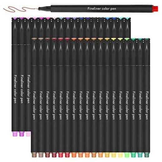 Bolígrafos para planificador de diario de 24 colores