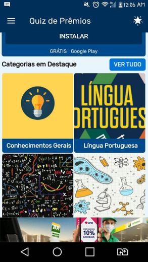 Quiz de prémios 