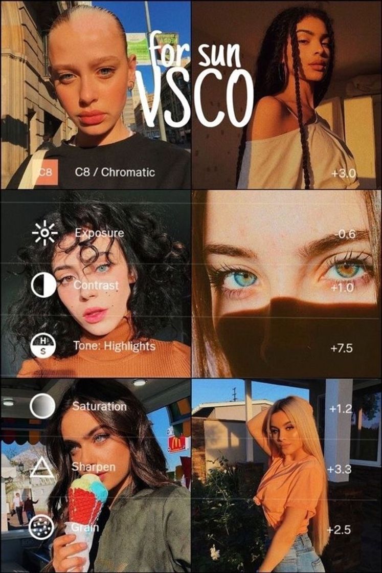 Fashion Dicas de edição com VSCO