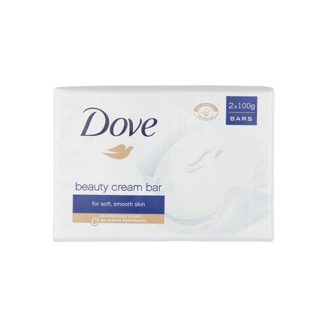 Producto Dove Original con ¼ de Crema Hidratante