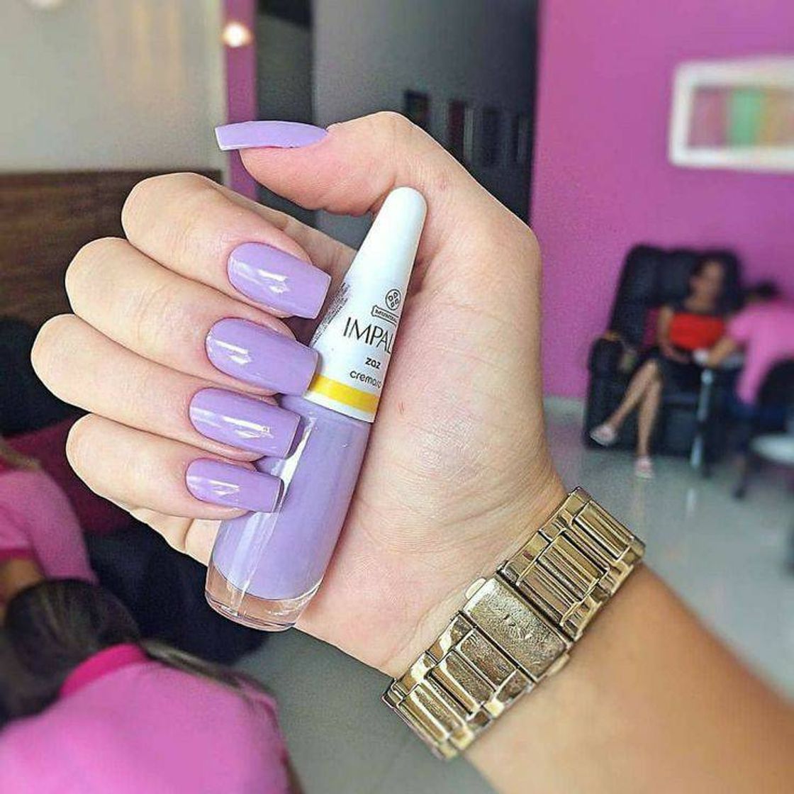 Moda Unha roxa,Esmalte Impala Zoz 💜