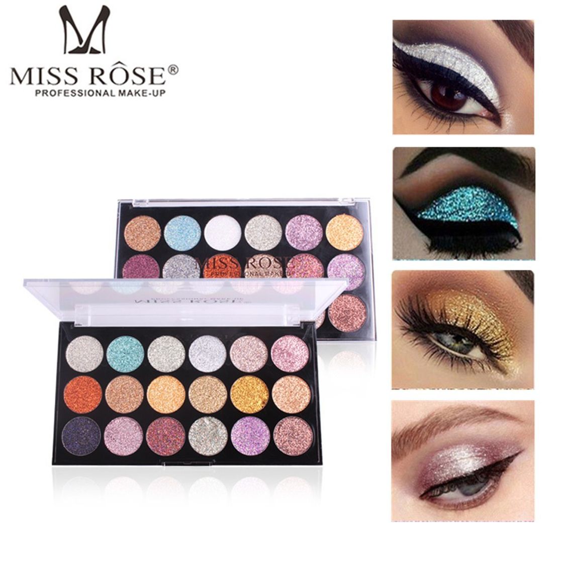 Moda Miss Rôse professional make-up 18 - Color Glitter 