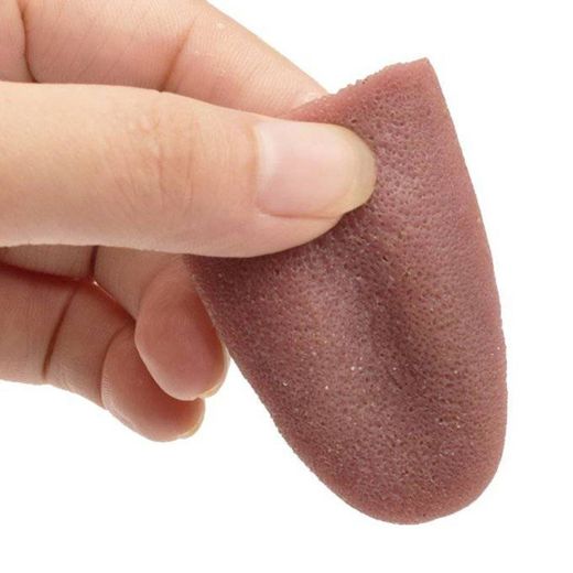 Broma de lengua falsa de silicona, truco de magia para niños