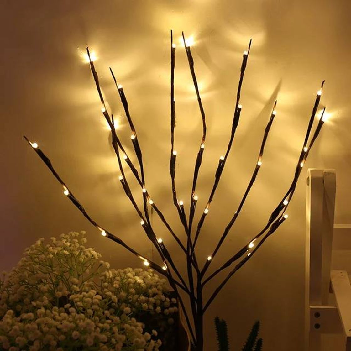 Moda Adorno para tu casa árbol con luces