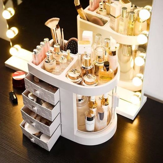 Organizador de escritorio creativo organizador de maquillaje