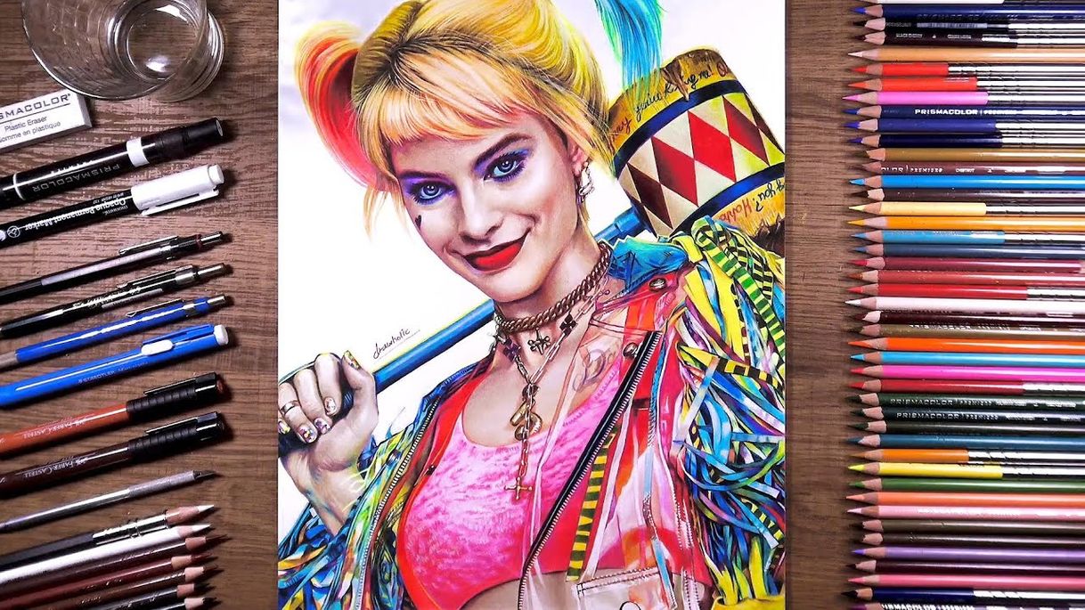 Fashion Drawing Birds of Prey: Harley Quinn | drawholic - YouTube