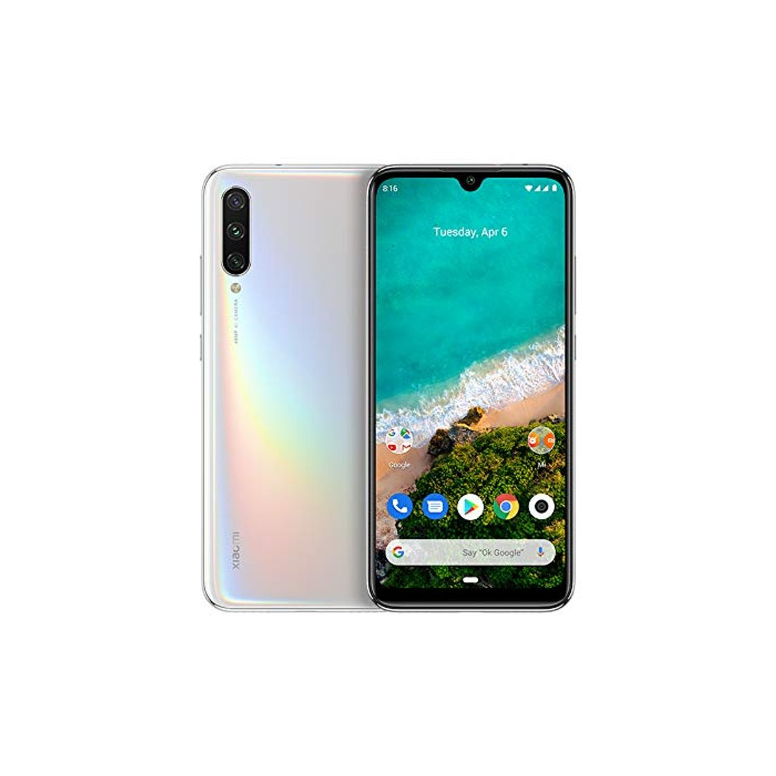 Electrónica Xiaomi Mi A3 - Android One, AMOLED de 6,088"(Cámara Frontal de 32