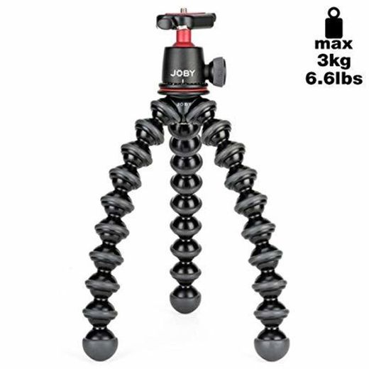 Joby GorillaPod Kit 3K JB01507-BWW - Trípode Flexible Ligero con Rótula para