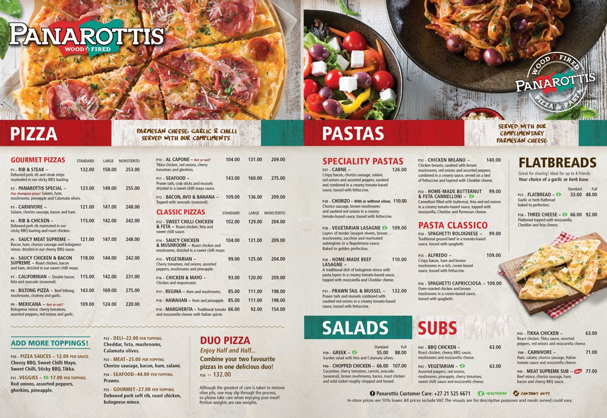 Restaurants Panarottis Windhoek