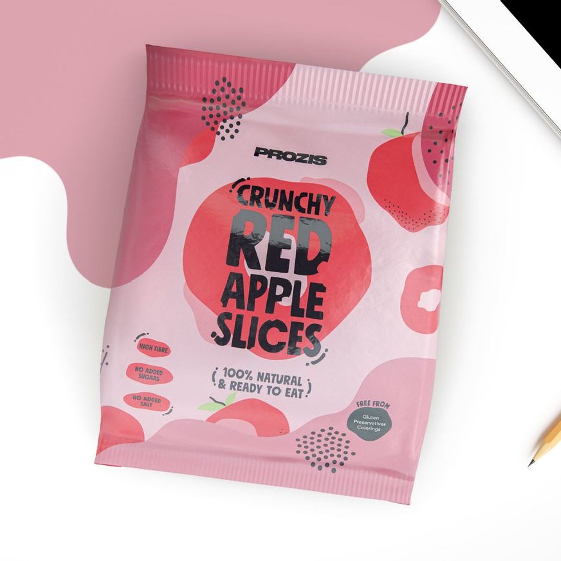 Social Prozis Crunchy Red Apple Slices 