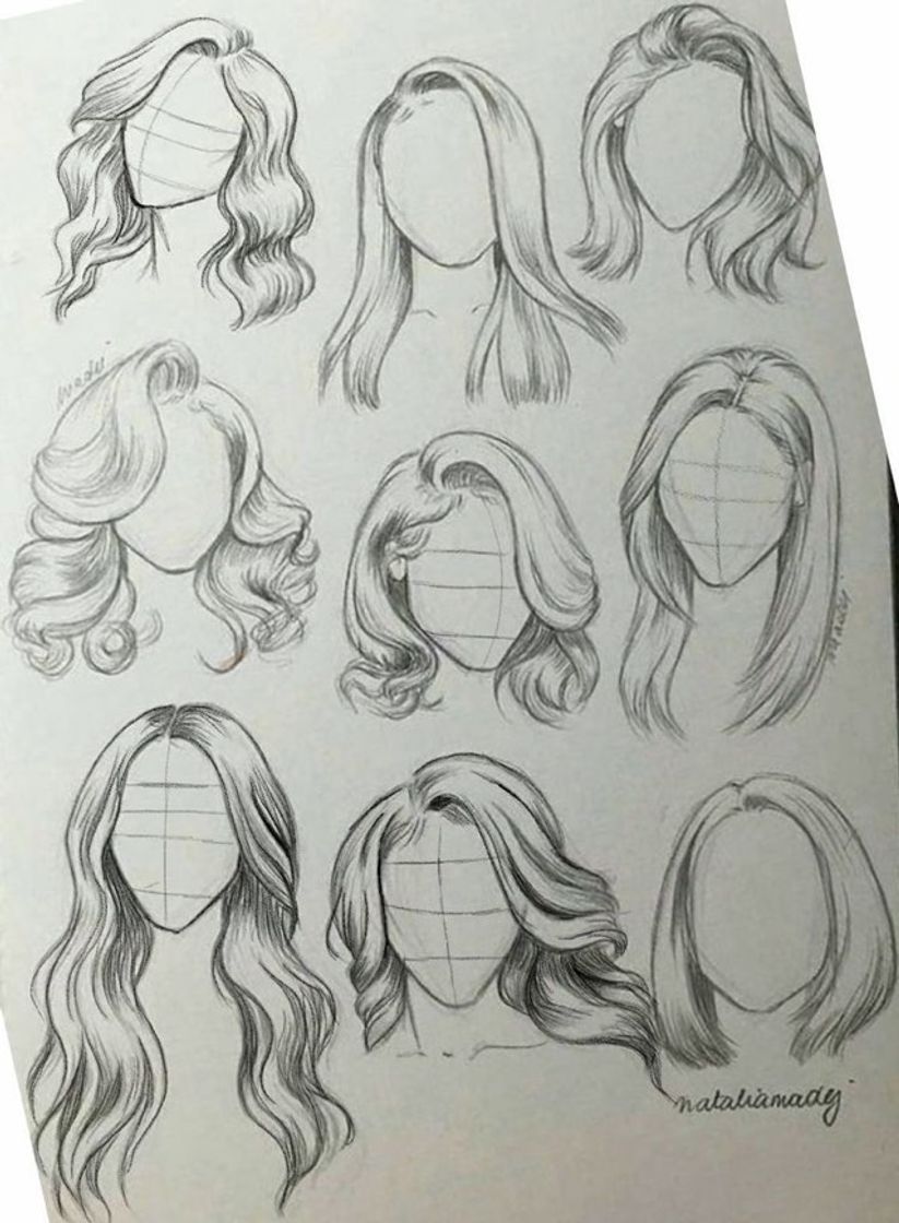 Moda Cabelo (desenhos) 💁🏻‍♀️