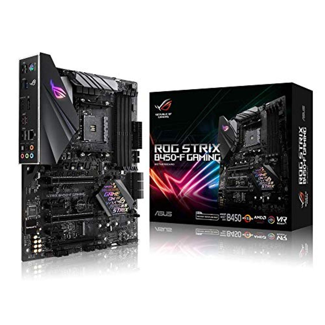 Electrónica Asus ROG STRIX B450-F GAMING AMD AM4 B450 ATX - Placa base