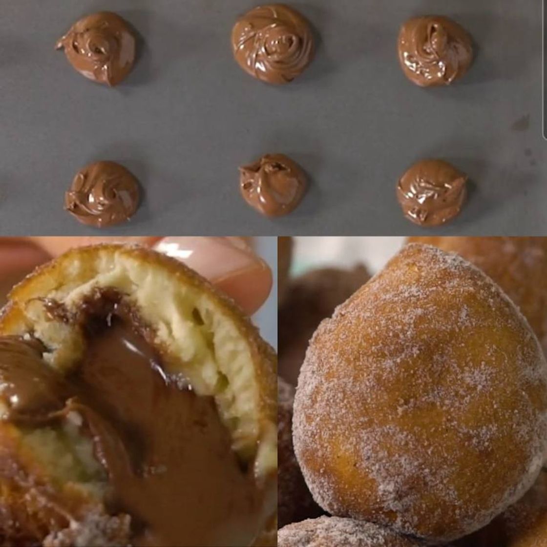 Restaurants Bolinho de chuva recheado com Nutella 