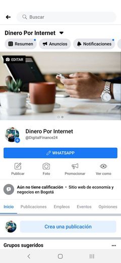 Dinero Por Internet - Posts | Facebook página de negocios 