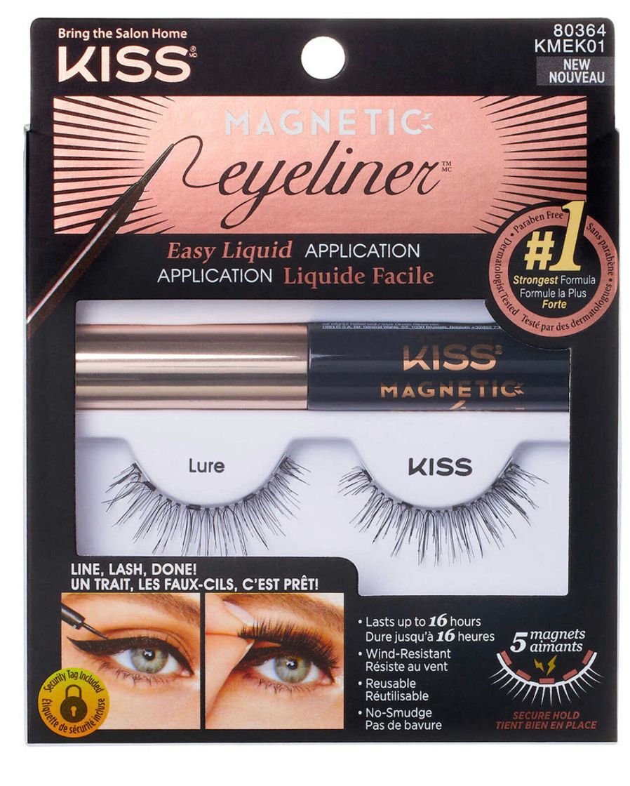 Beauty MGNETIC EYELINER LASHES KISS