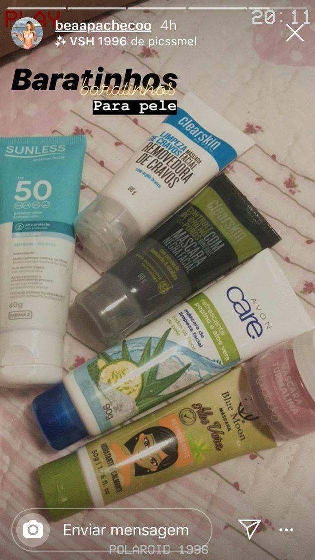 Moda Produtos p/ Skin care 