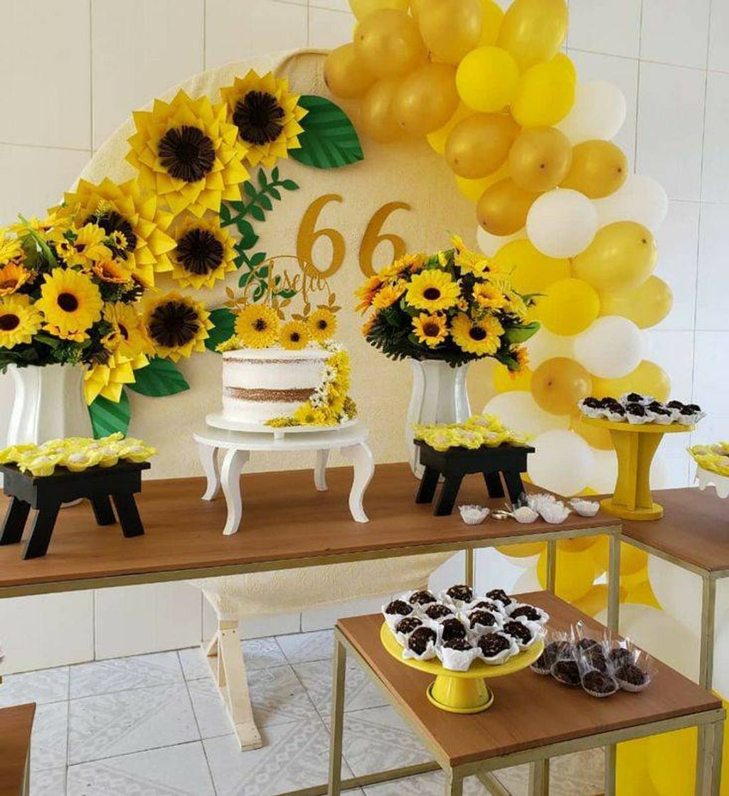 Social Aniversário de girassol 