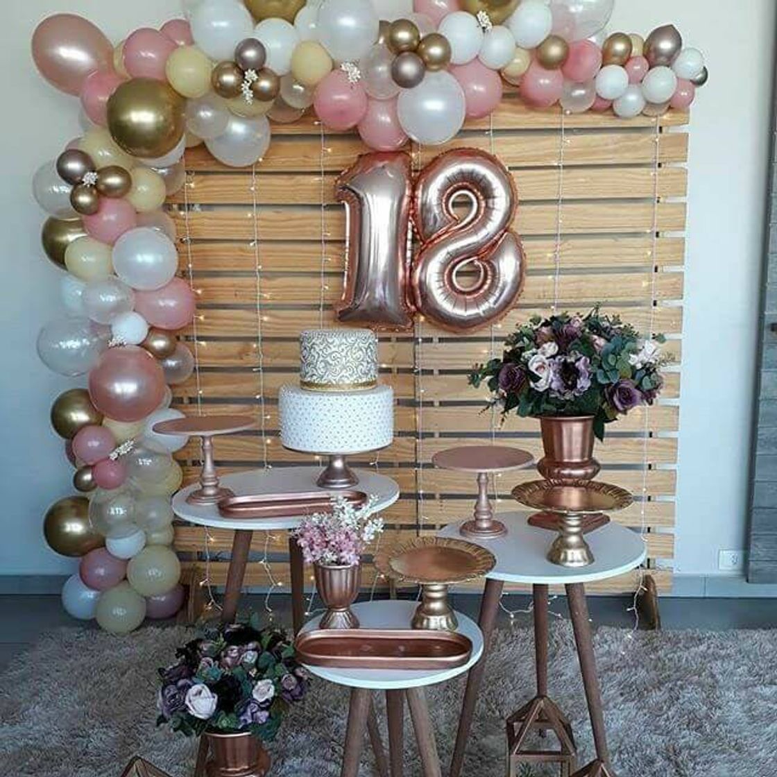 Social Aniversário Rose gold