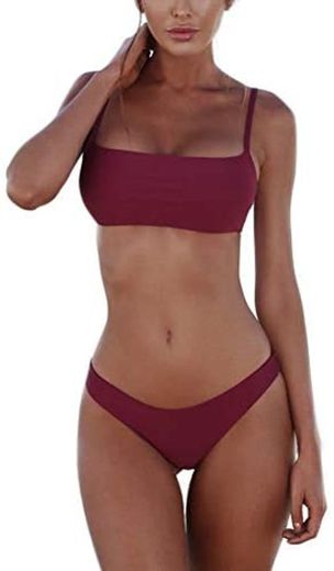 Meizas Conjuntos de Bikinis para Mujer Push Up Bikini Traje de baño