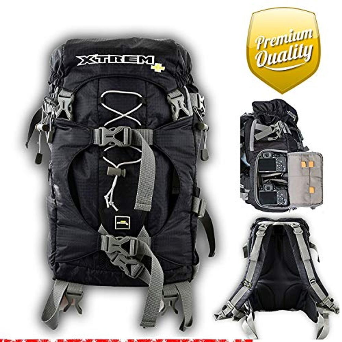 Products Xtremplus Power Move L – Mochila (H: 48 cm B: 32 cm t: 23 cm Peso: 1,08 kg)