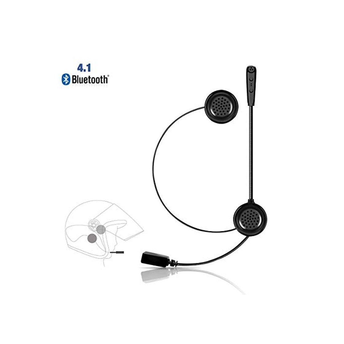 Productos Ejeas E1 Auriculares Motocicleta Cascos Bluetooth 4.1 Inalámbricos