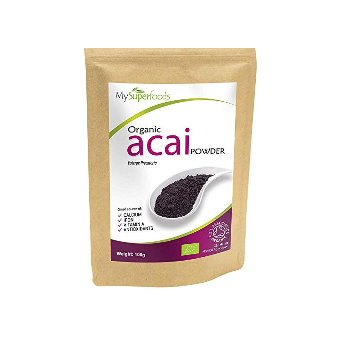 Product Polvo orgánico de bayas de acai