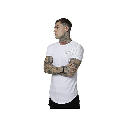 Sik Silk Camiseta SIKSILKTAPE Gym White & Silver S