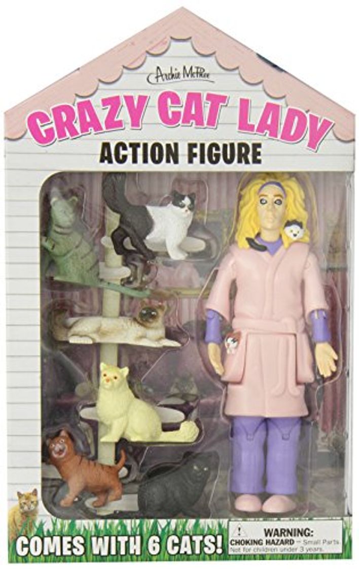 Products Crazy Cat Lady Figura de Acción