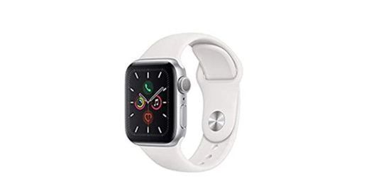 Apple Watch Serie 5 con GPS, Watch, 40mm, Aluminio plateado con ...