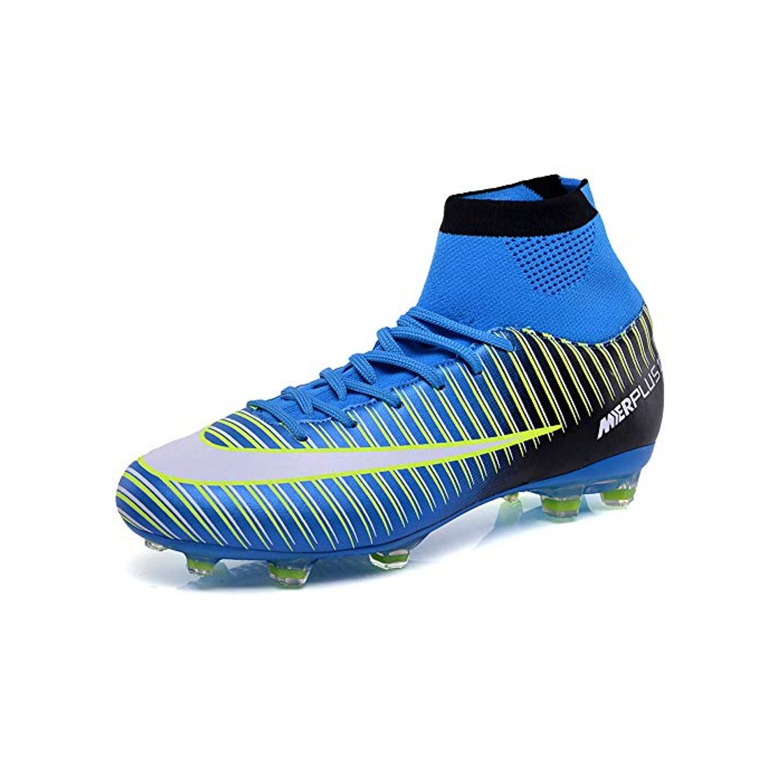 Product BOLOG Zapatos de Fútbol Hombre Spike Aire Libre Profesionales Atletismo Training Botas de Fútbol Ligero Tacos Futbol Zapatos de Deporte