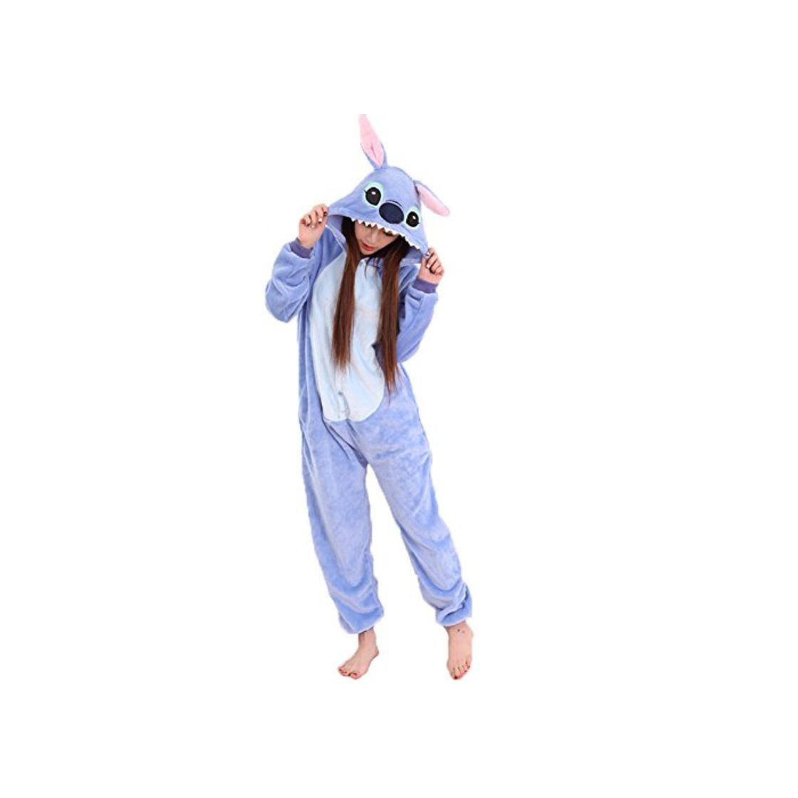 Producto JunYito Pijama Pikachu Animale Disfraz Stitch Traje Niños Niña Adulto Mujer Invierno