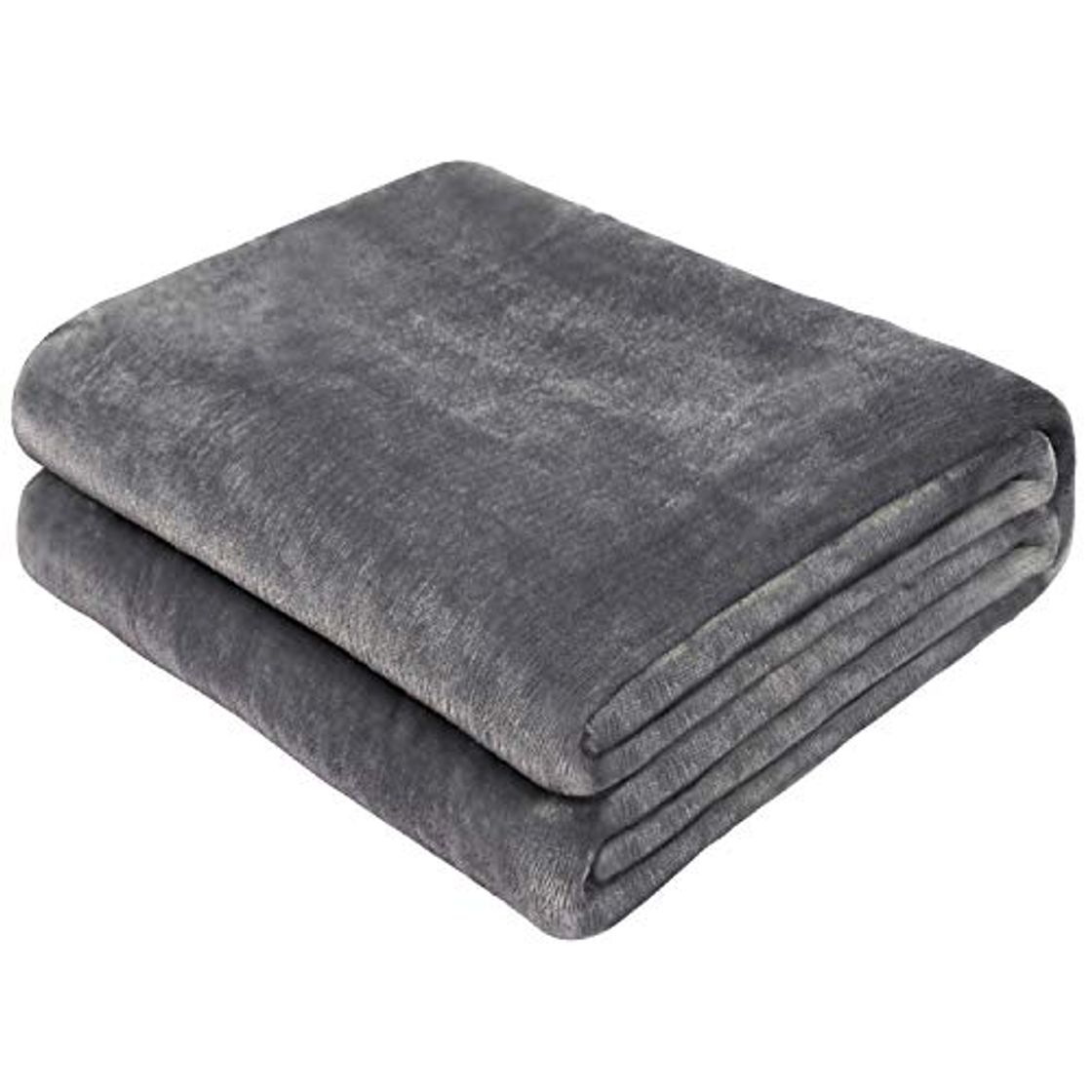 Producto Yoofoss Manta de Forro Polar de Edredón Gris a Cuadros de 150x200cm Cama y Manta Cálida Gris Oscuro para Todas Las Estaciones en Microfibra Suave