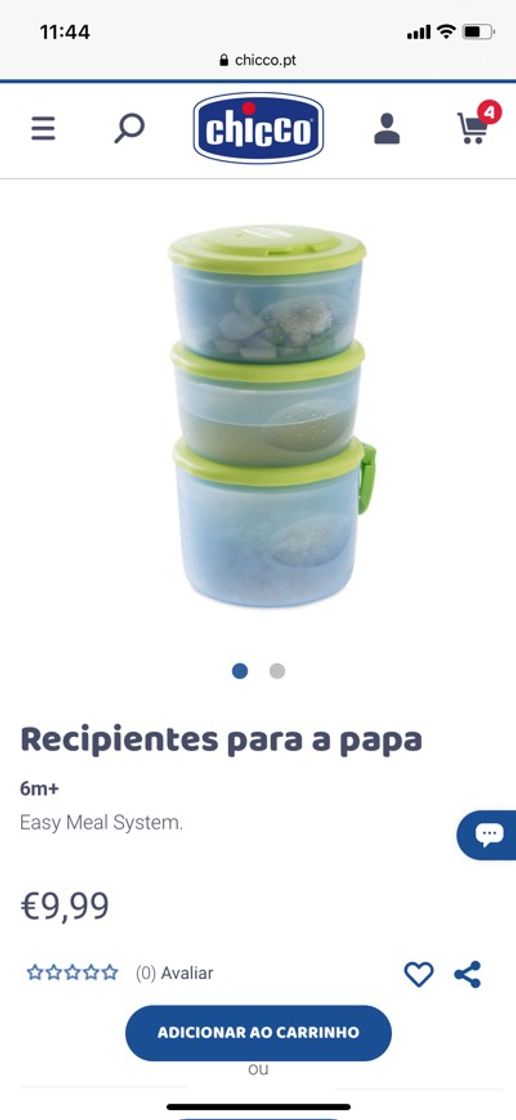 Fashion Recipientes para a papa | Site Oficial Chicco Portugal