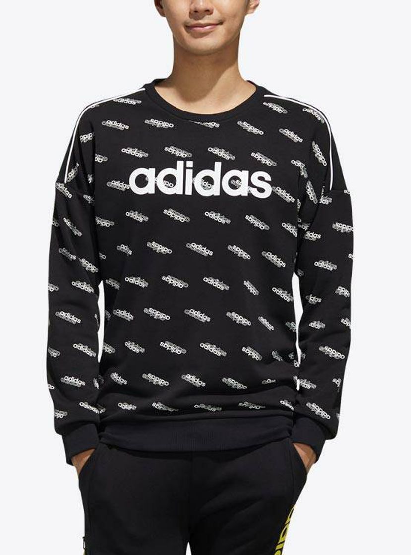 Fashion Polera de adidas. POLERON ADIDAS FAVOURITES SWEATSHIRT FM607