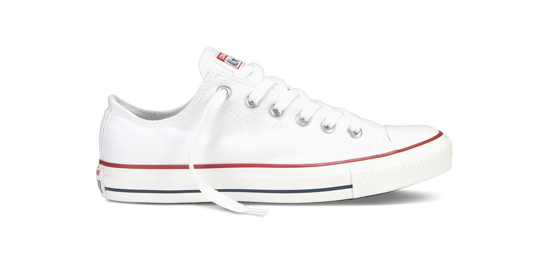 Fashion Converse Chuck Taylor All Star Ox, Zapatillas de Lona, Unisex, Blanco