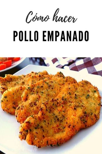 Pollo empanado