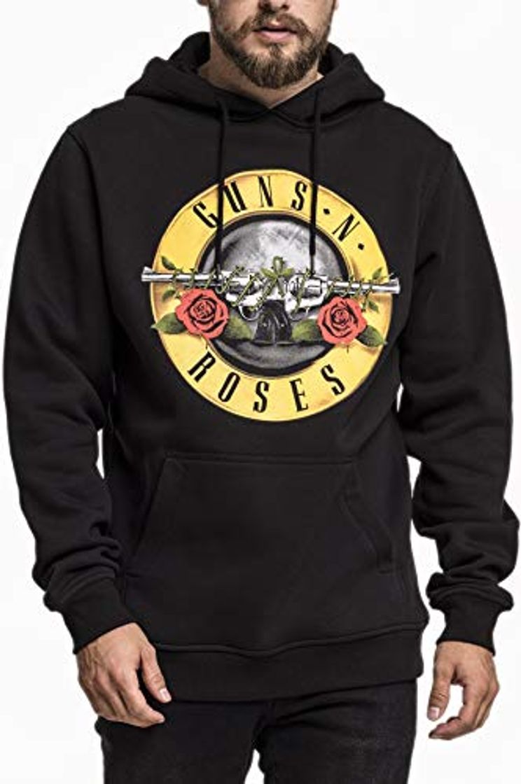 Producto MERCHCODE Hombre Armas DE Fuego N' Roses Logo Sudadera con Capucha -