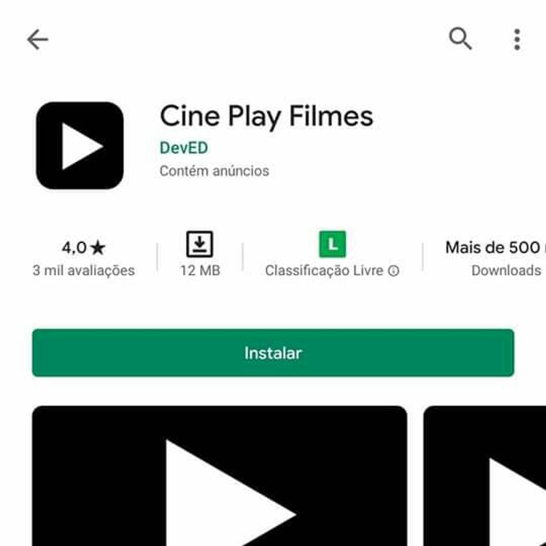 App Cine play filmes