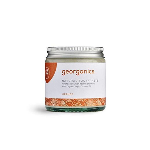 georganics Remineralizante Natural Aceite Coco Orgánico pasta dental blanqueadora 120ml